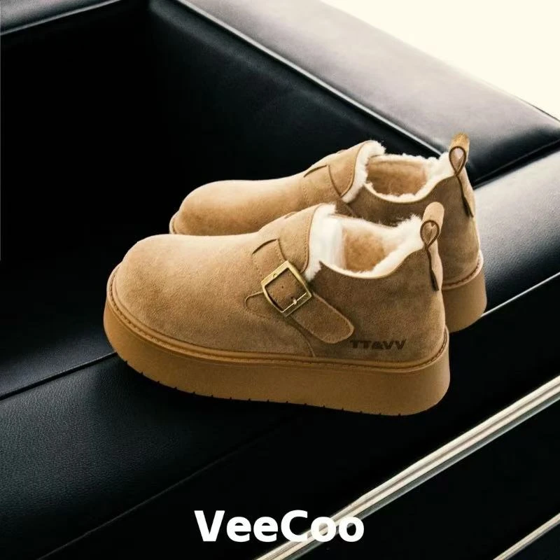 SG / 郭幂幂 AW 937秋冬磨砂松糕厚底丑萌勃肯休闲鞋X-20242335