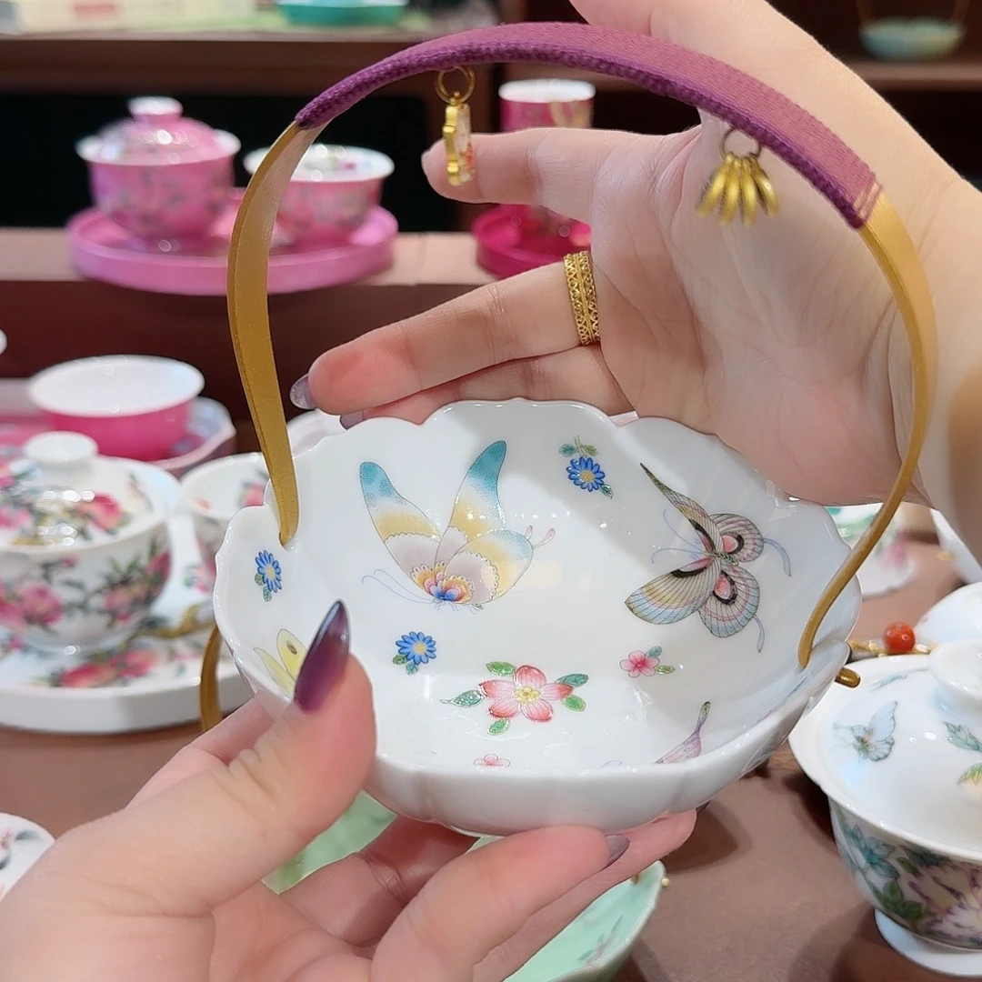 珐琅彩主人杯茶具套装