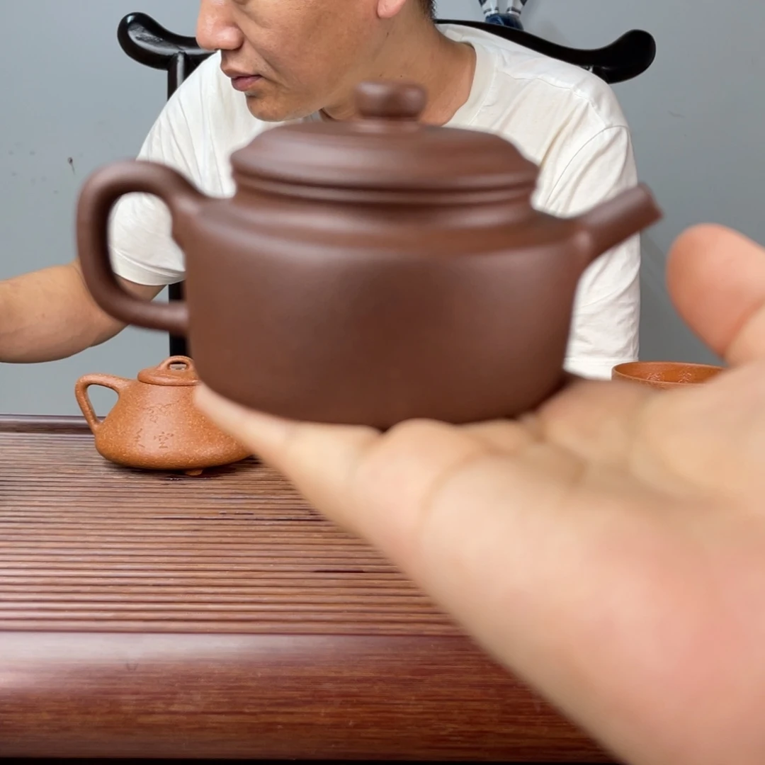 茶壶紫泥精工德钟120cc