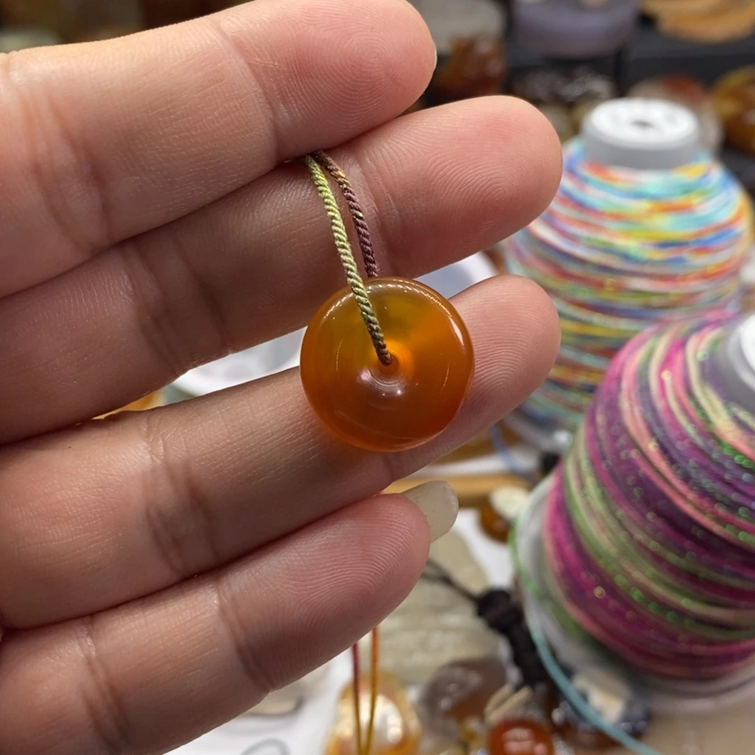 Y***o玛瑙/玉髓未镶嵌吊坠001