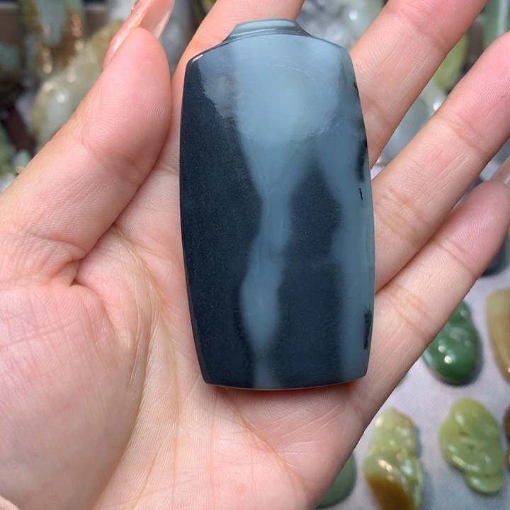 和田玉挂件未镶嵌狼*