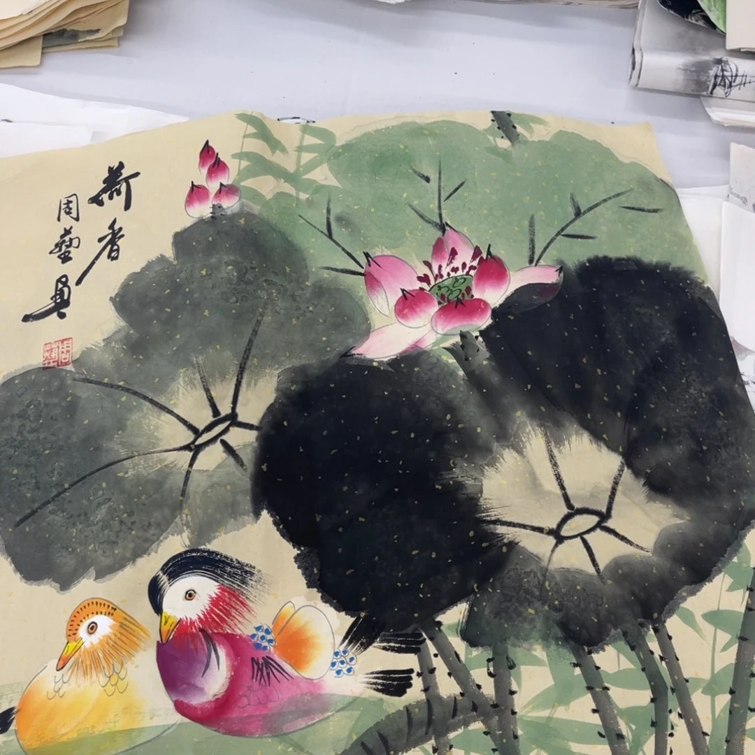 国画纯手绘作品图