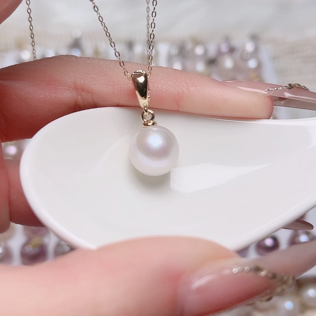 未镶嵌淡水珍珠吊坠(赠链)