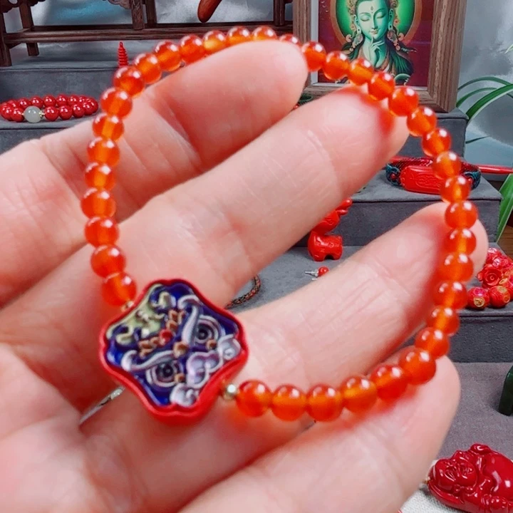 玛瑙/玉髓手链合金