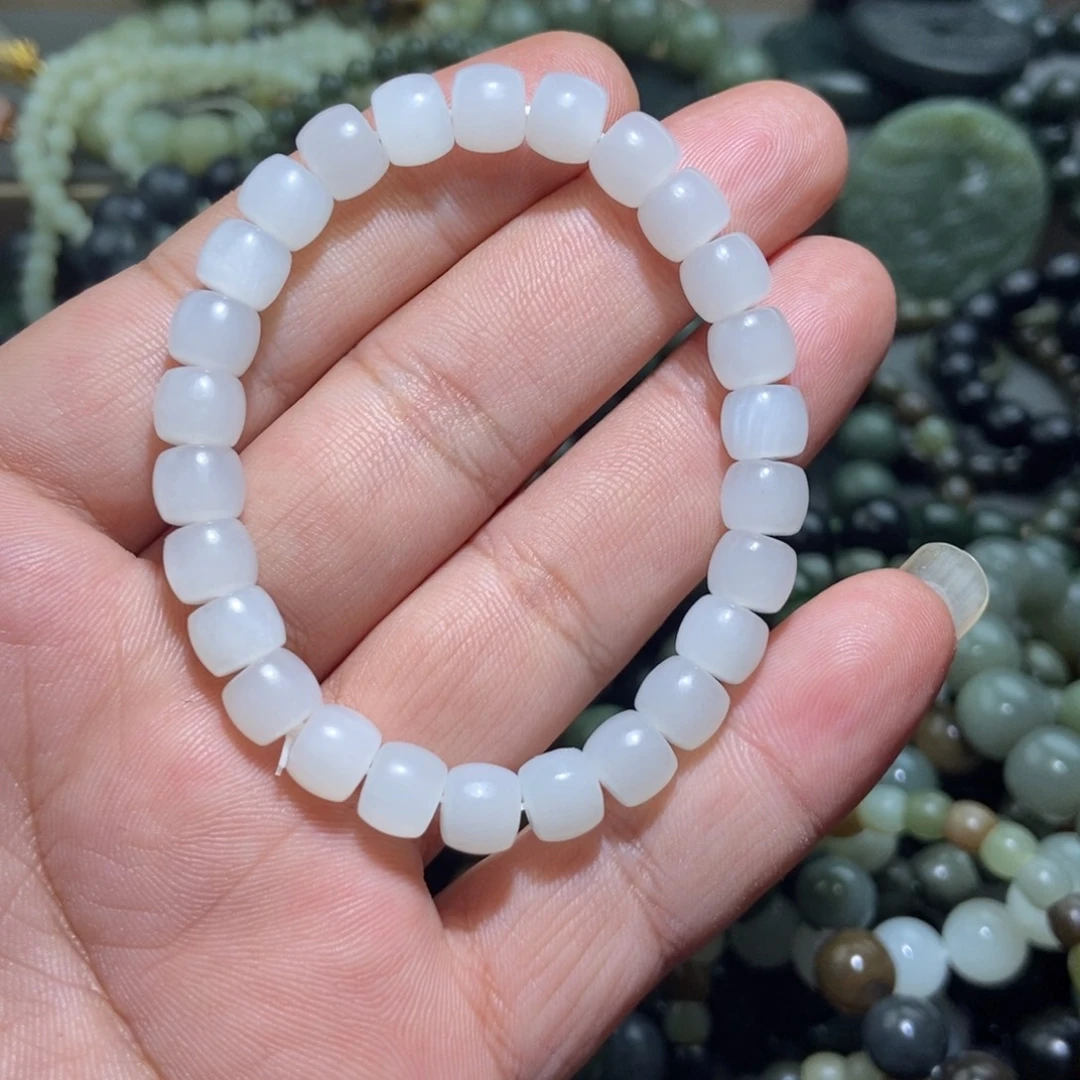 和田玉（糖玉）未镶嵌手链