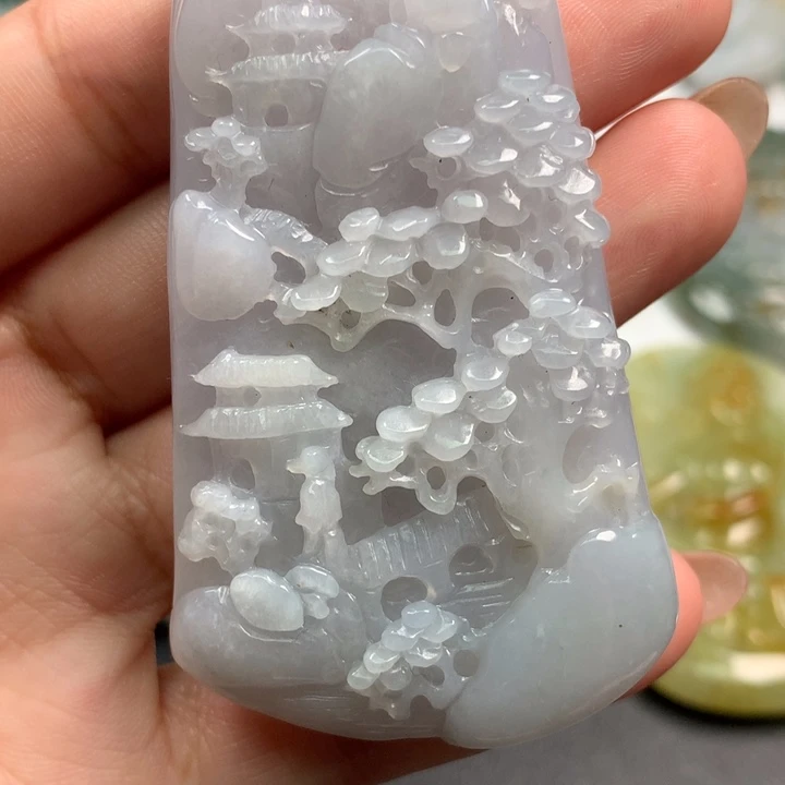 翡翠未镶嵌颈饰翡翠