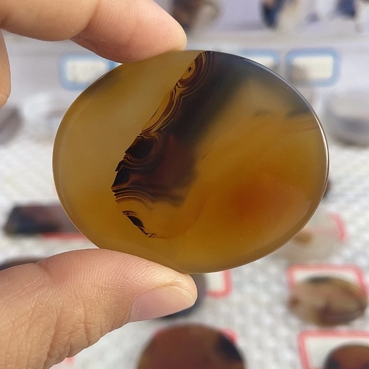 玛瑙/玉髓合金颈饰