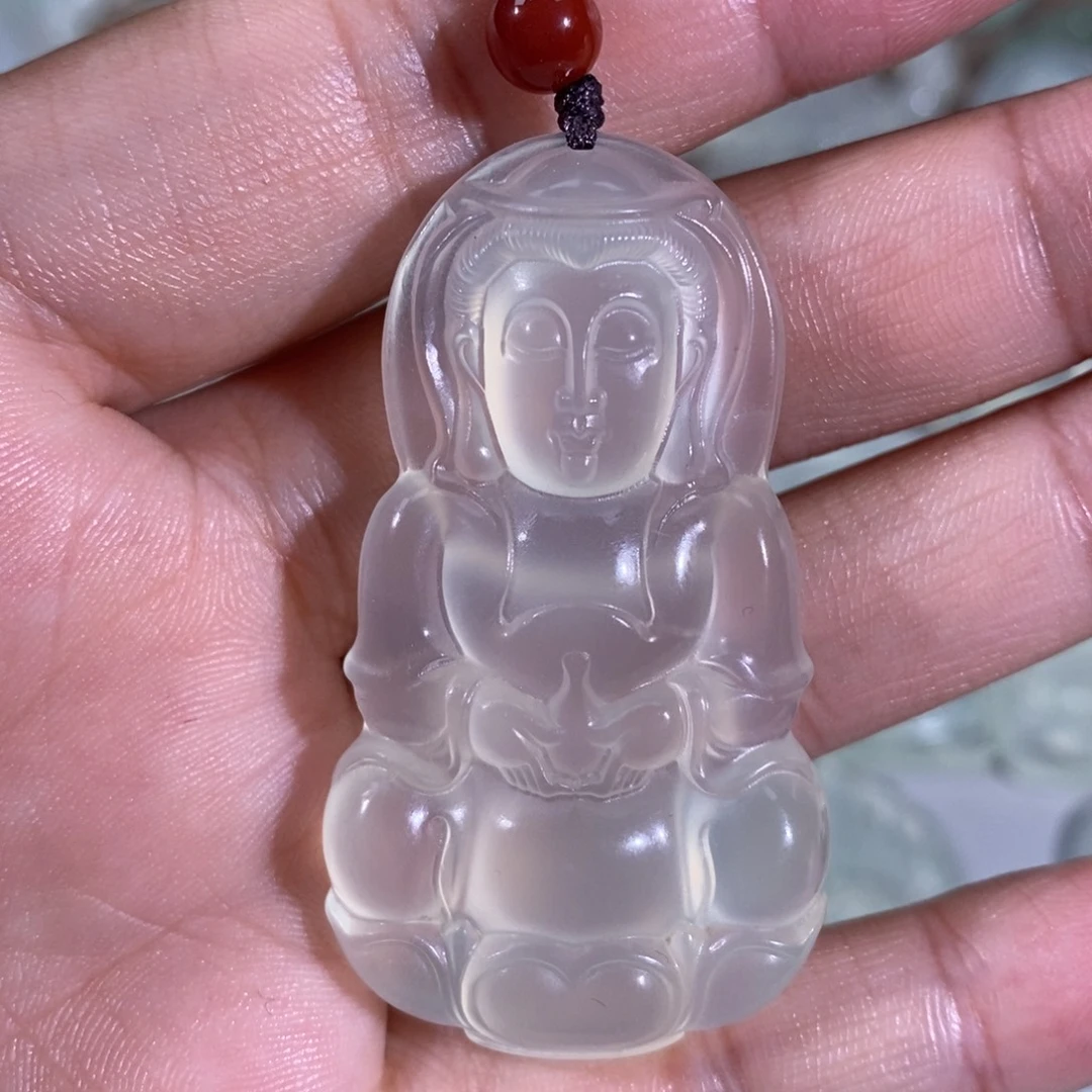 未镶嵌岫玉颈饰吊坠