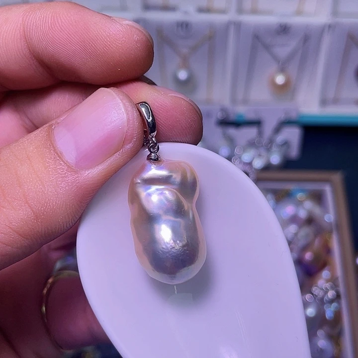淡水珍珠颈饰合金59