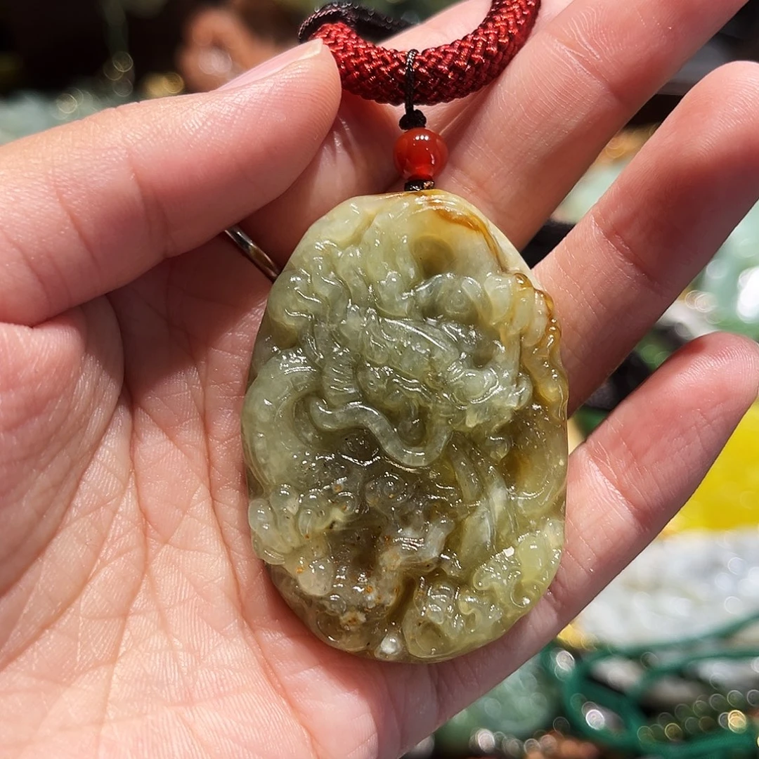未镶嵌岫玉毛衣链