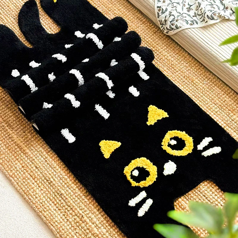 卡通动物楼梯机织毯苔藓客厅床边毯卧室家用地毯防滑加厚耐脏耐脏