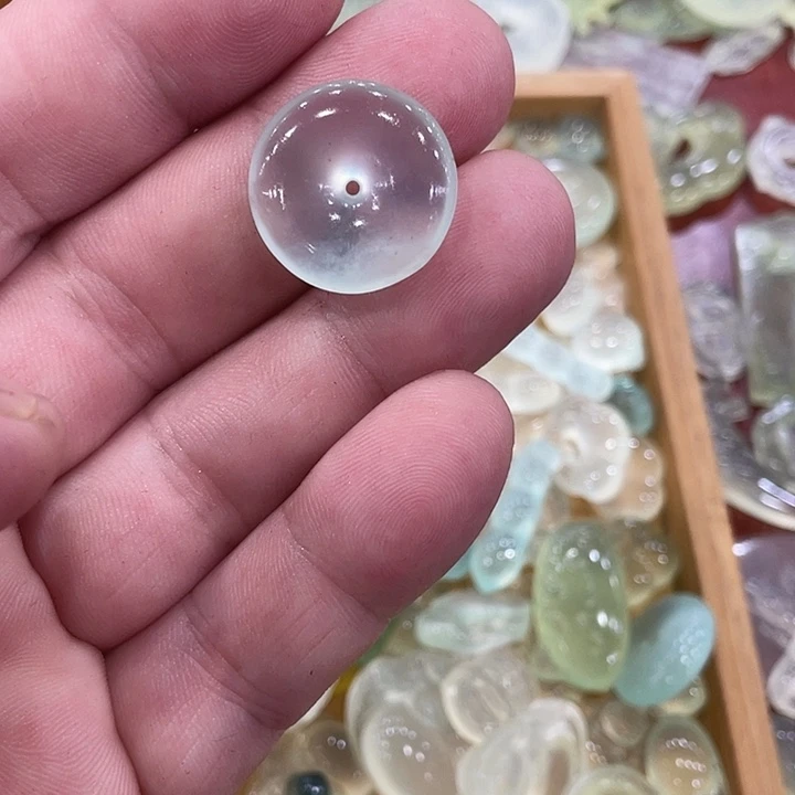 蛇纹石玉合金颈饰