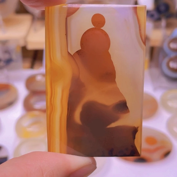 玛瑙/玉髓未镶嵌吊坠(不含链)