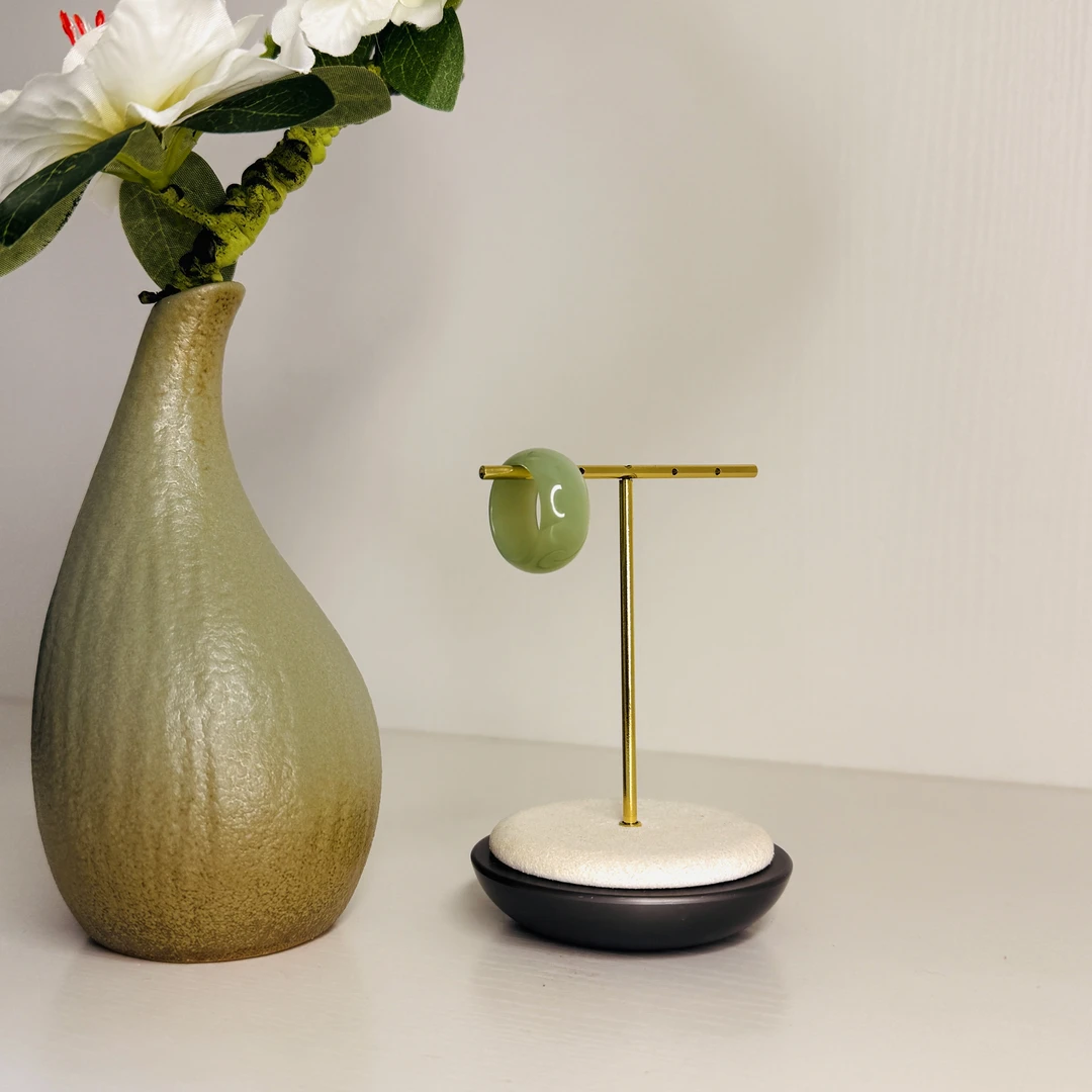 壹屿珠宝  和田玉典藏级戒指（戒圈17.5）