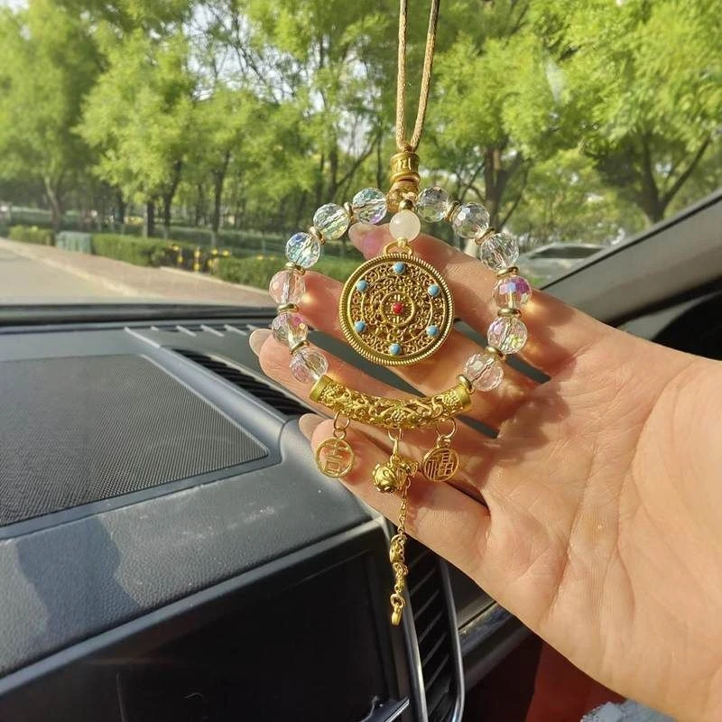 源头厂家古风转运水晶流苏挂件支持一件代发