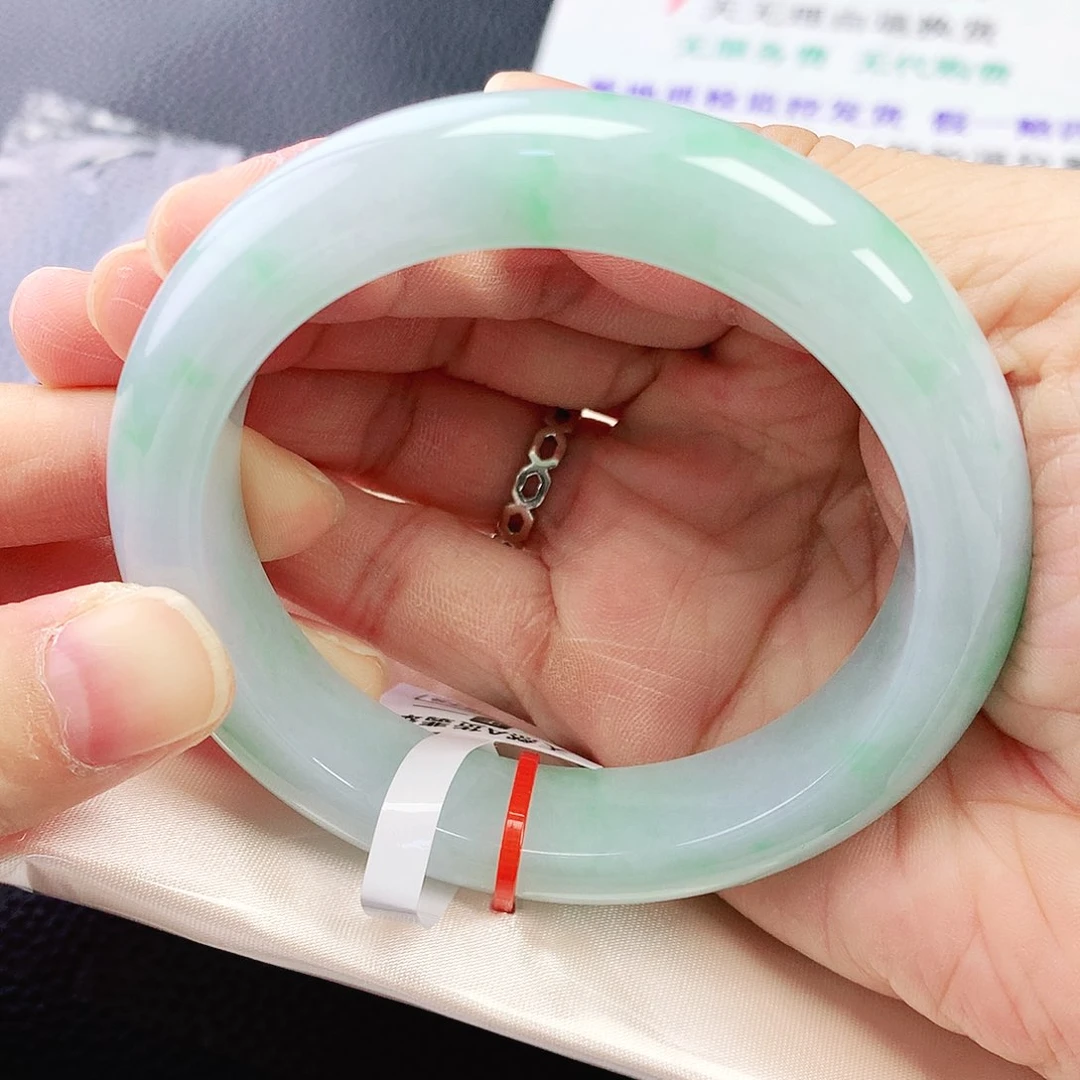 未镶嵌手镯翡翠57圈