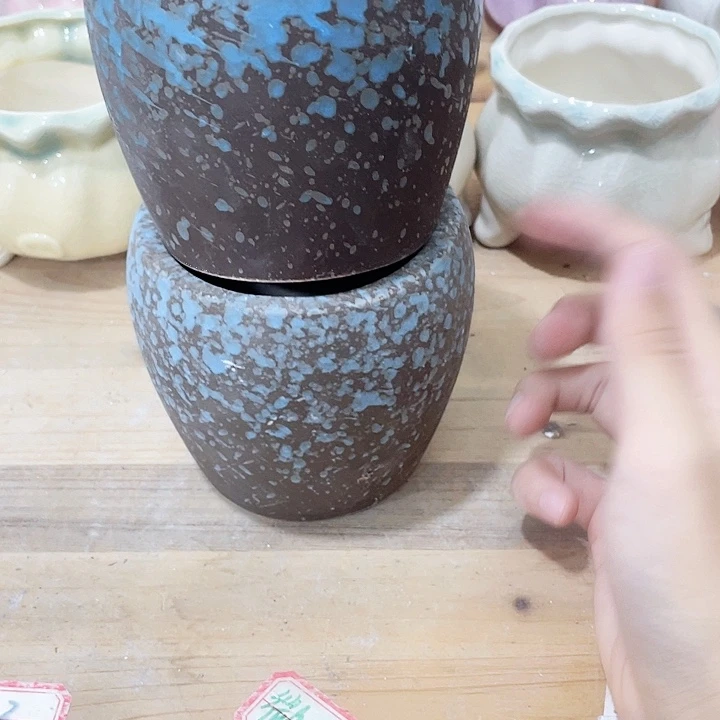 花盆陶瓷款式12包邮