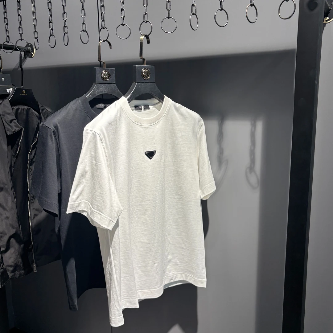 意PLD-纯原  高克重经典奢华男女夏圆领短袖1037