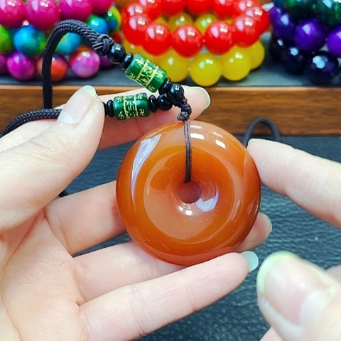 玛瑙/玉髓手链未镶嵌太岁肉灵芝