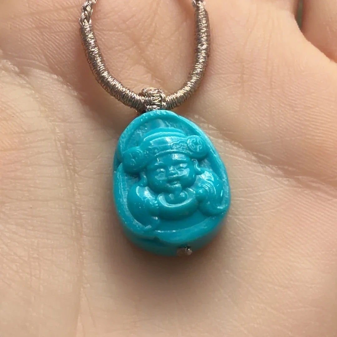 绿松石未镶嵌颈饰