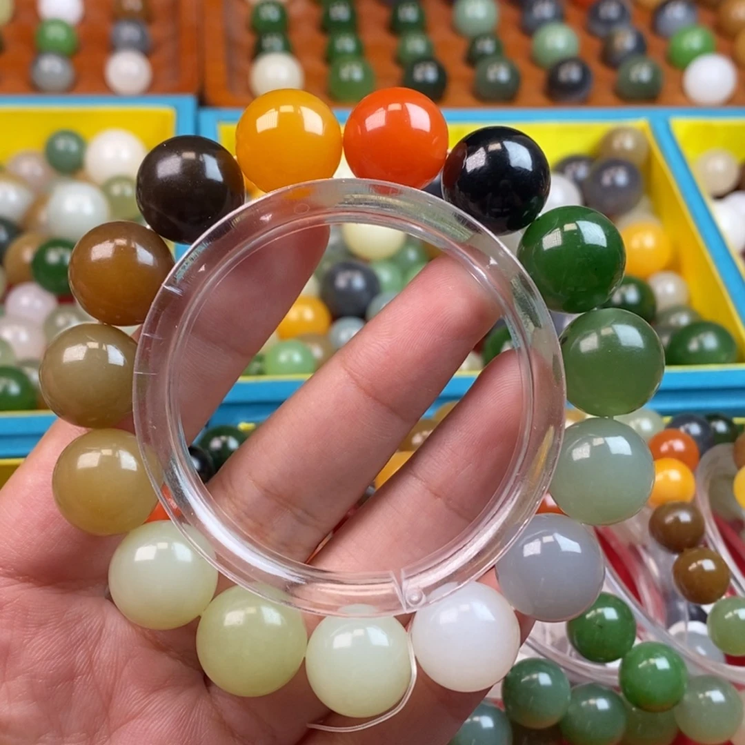 未镶嵌和田玉珠宝奇石福利多宝手串z14