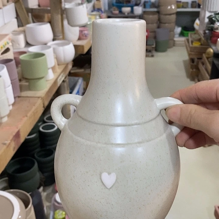 摆件水培陶盆无孔 瑕疵介意勿拍