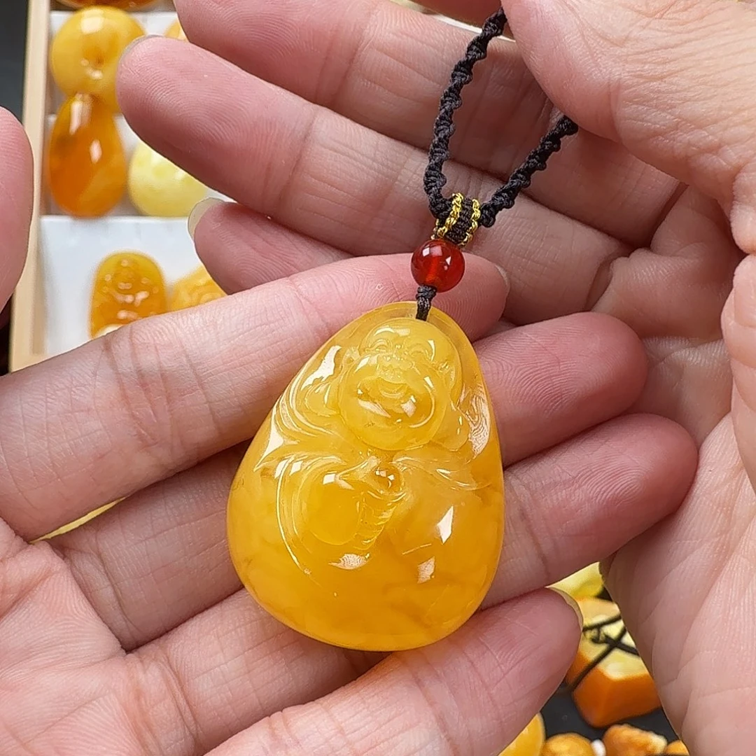 未镶嵌颈饰蜜蜡蜜蜡