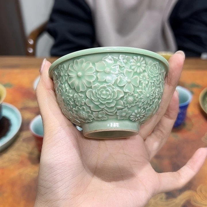 云间青瓷龙泉小米茶器