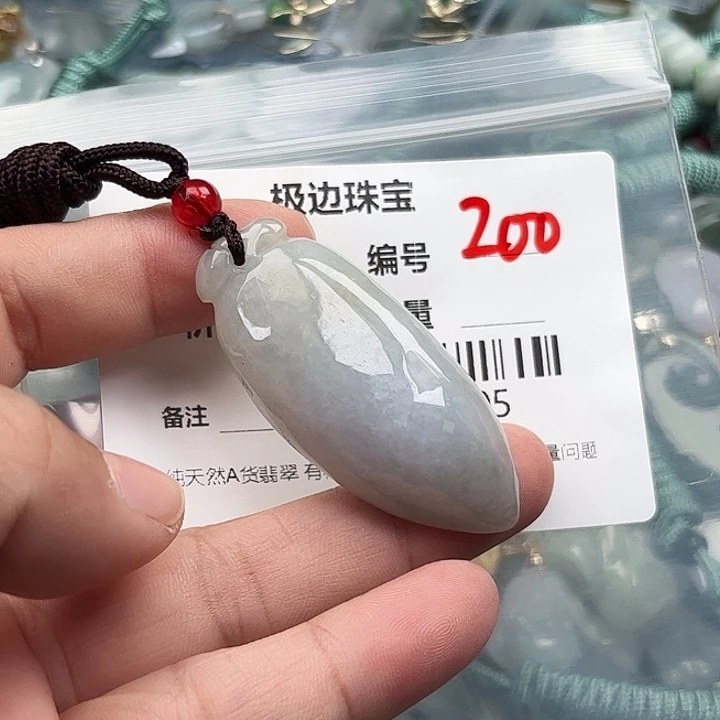 翡翠未镶嵌颈饰挂件