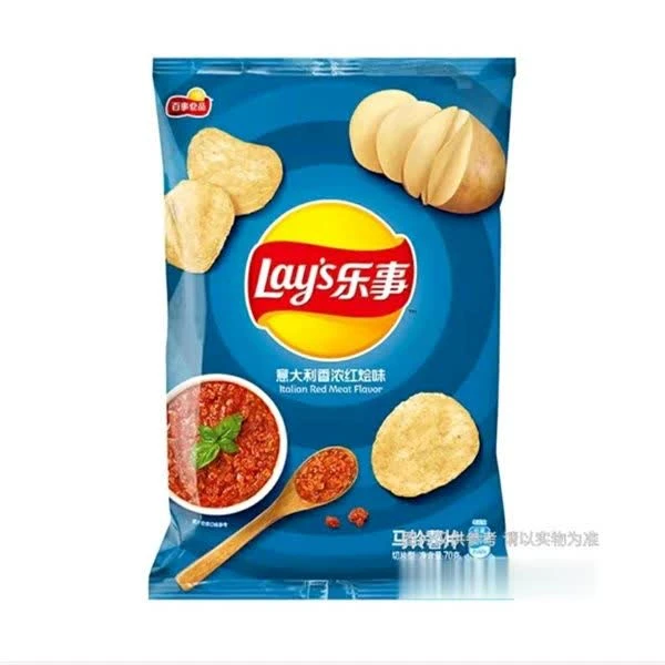 乐事 意大利红烩味薯片 70g／袋