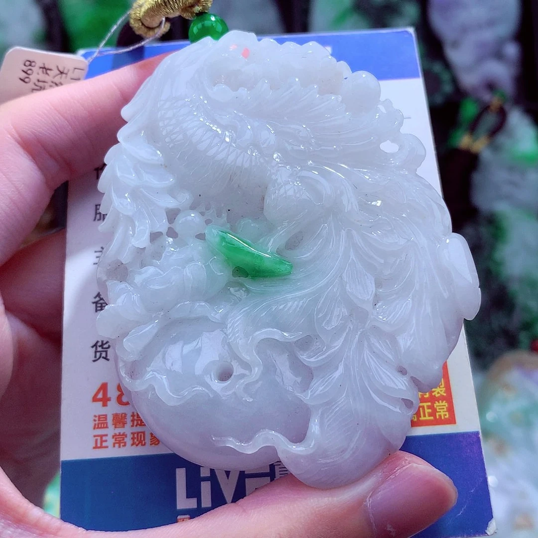 翡翠未镶嵌颈饰天然