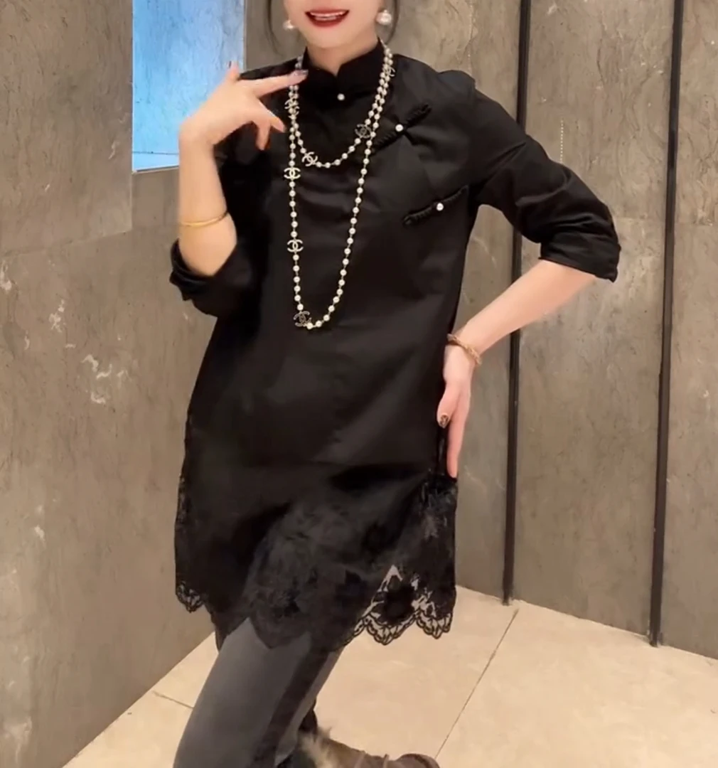 新中式盘扣立领宽松显瘦百搭衬衫