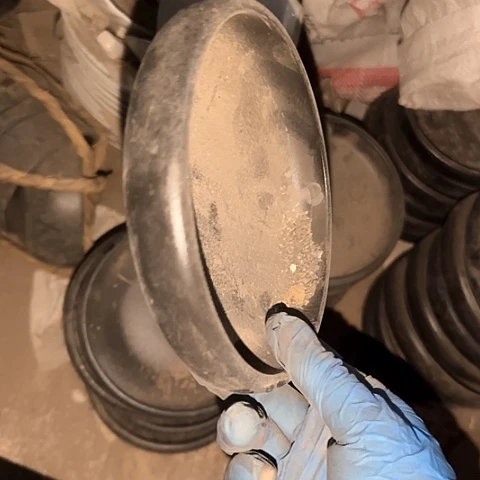 瓷片国营厂库存微瑕14厘米