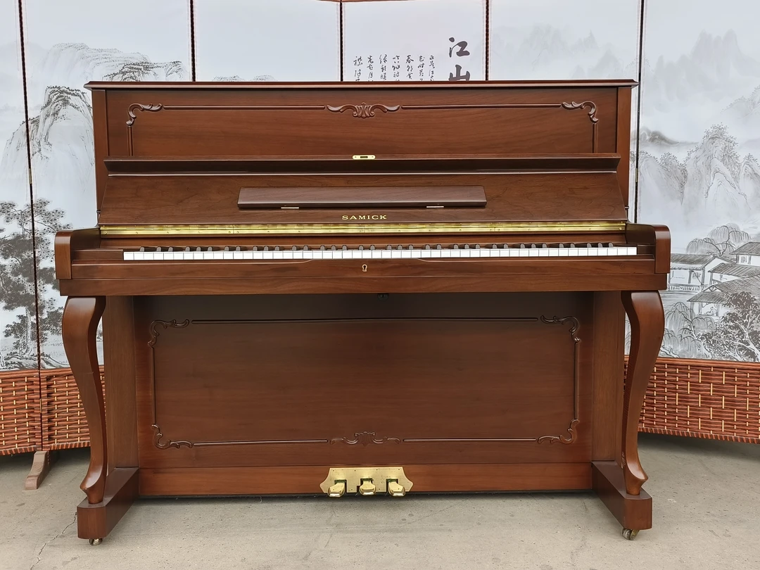 原装三益118家用立式钢琴成人儿童初学者练习考级低价清仓