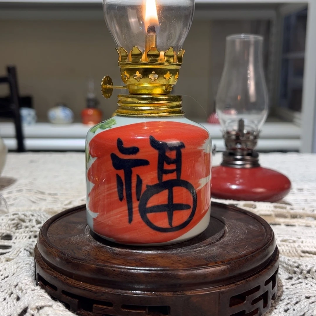 摆件景德镇陶瓷香薰灯
