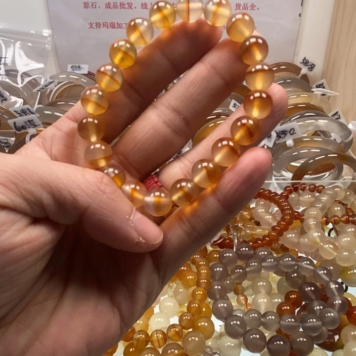 @***两玛瑙/玉髓未镶嵌戒指