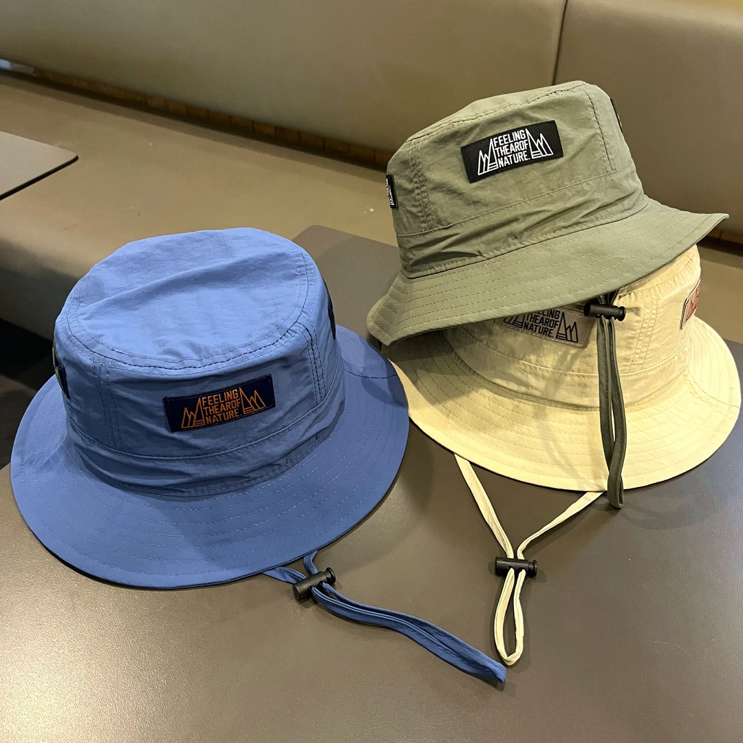 儿童渔夫帽男女童春夏遮阳小孩薄款速干宝宝户外防晒盆帽太阳帽子