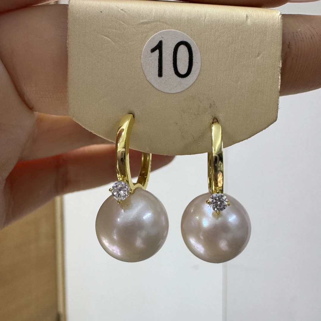 12-13毫米淡水珍珠耳扣