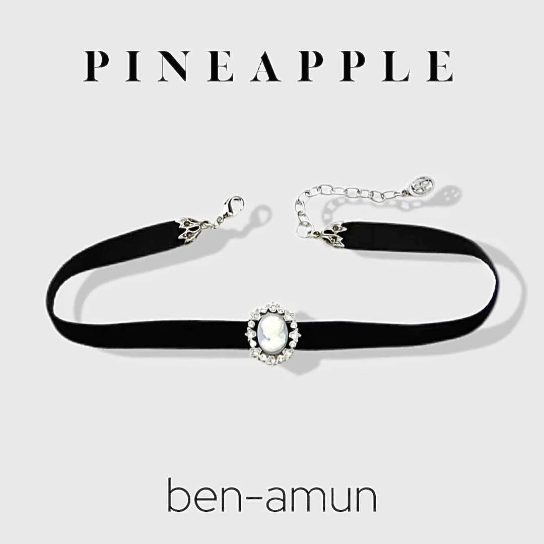 合金项链 菠萝中古拜雅曼Ben-Amun项链LK8684