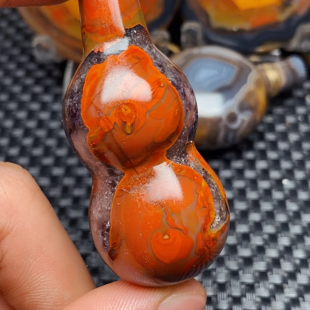 玛瑙/玉髓吊坠(不含链)未镶嵌灵**蜜