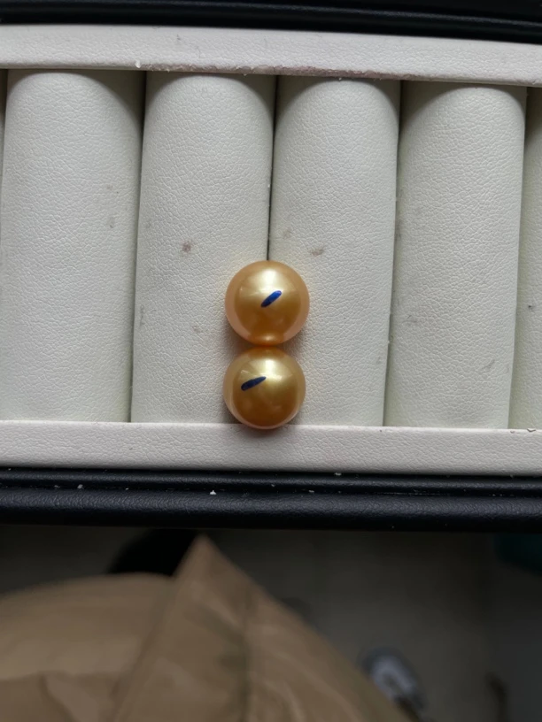 海水珍珠金珠对珠-七时尚气质百搭经典