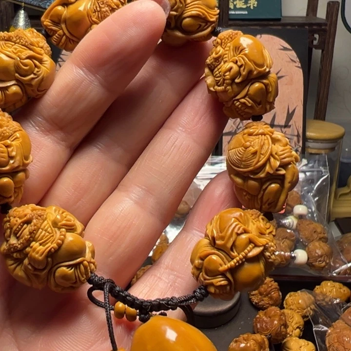 手串/手链橄榄核风**者妙女达摩