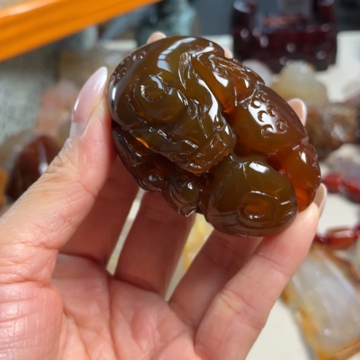 玛瑙/玉髓未镶嵌吊坠(不含链)
