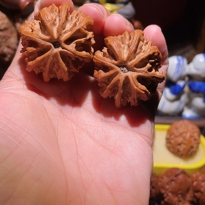 抖音直播间核桃菊花底