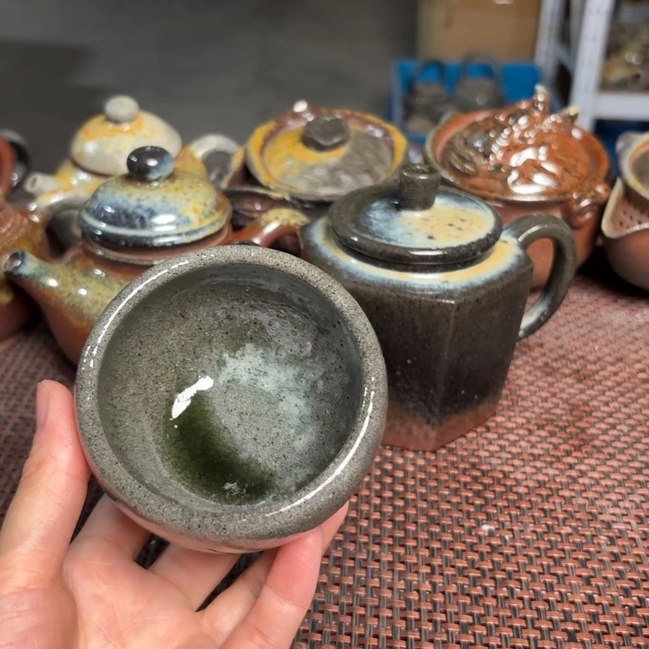 茶杯紫砂玉化小杯知足100瑕