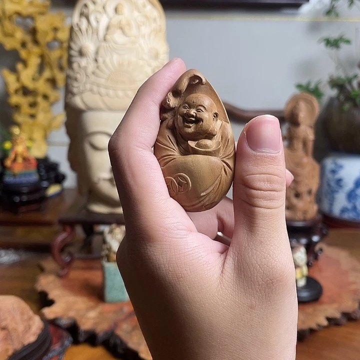 檀香木尚秋竹木雕刻传统手工雕刻