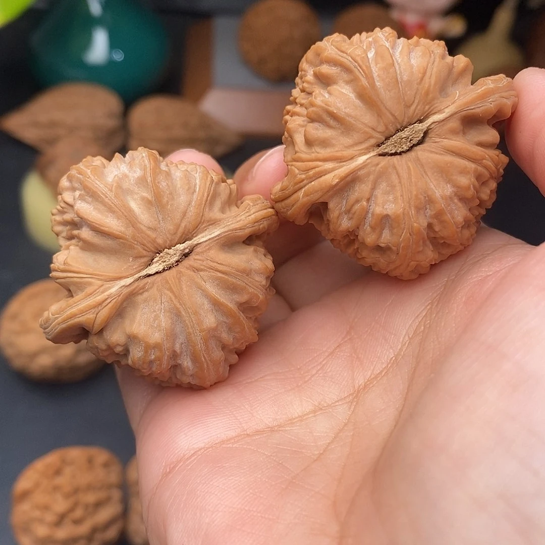 把件文玩核桃要*良球白