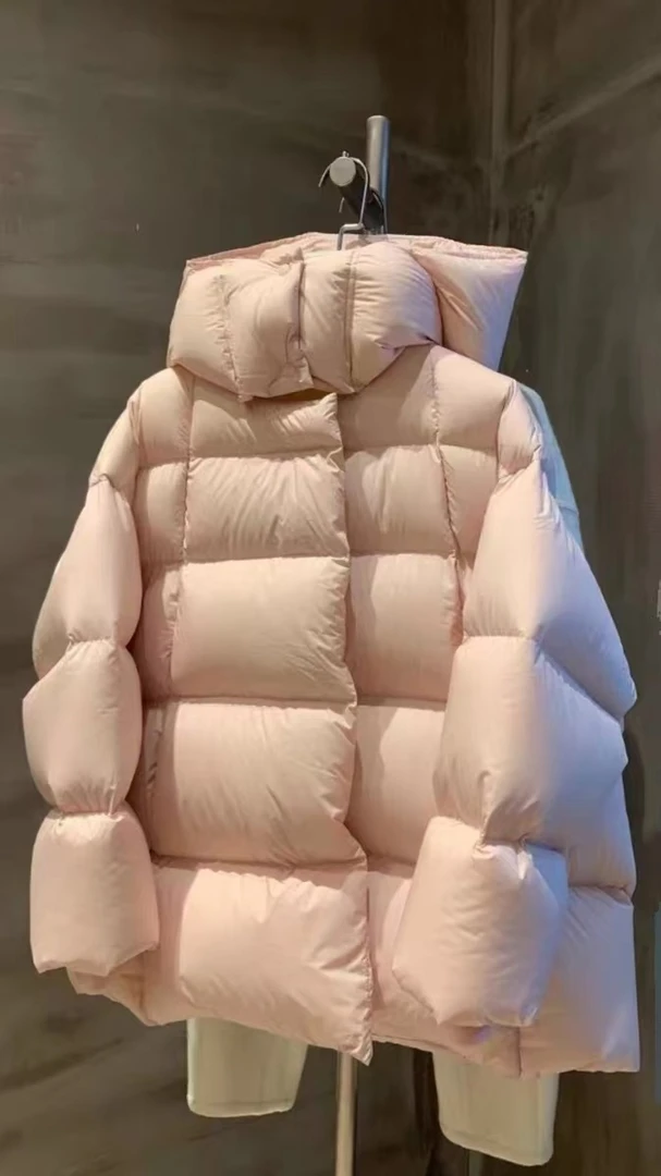 【雪欢飞正品】大版鹅绒女装羽绒服女韩版连帽款2828