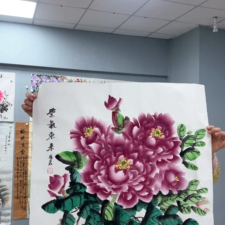 国画我的心好痛啊我的心真的好痛啊