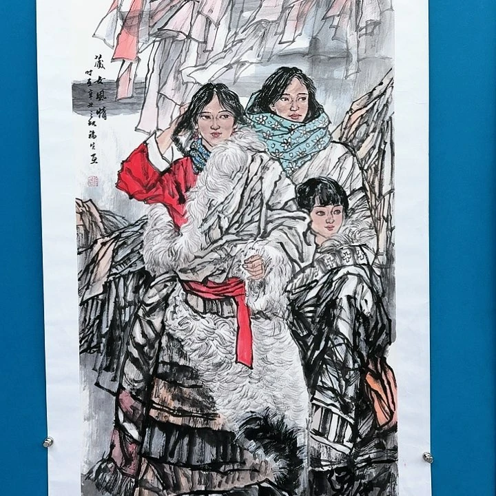 国画书法作品多次参加